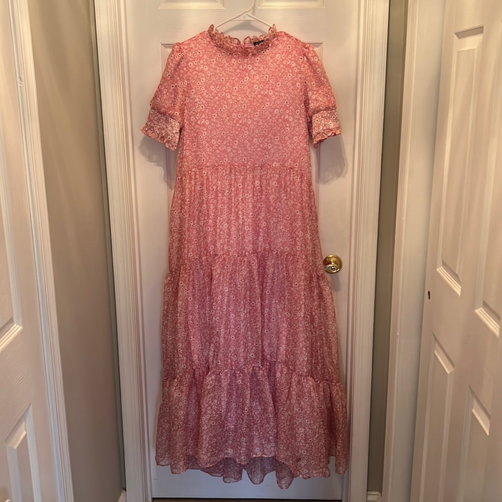 Sister Jane Pink Floral Maxi Dress